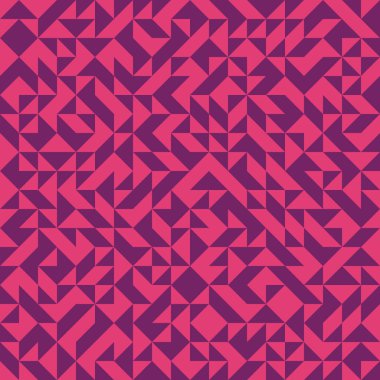 Renkli fayans, kusursuz rastgele dokuma mozaik deseni, bağlantı sanatı arkaplan tasarımı illüstrasyonu, soyut geometrik desenli üretken hesaplama sanatsal illüstrasyonu