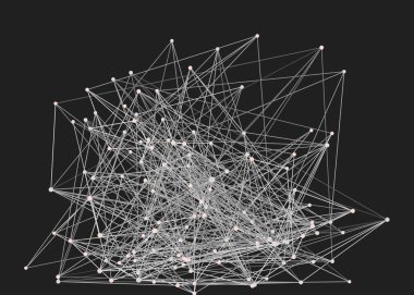 Soyut düşük çokgen ağ arkaplan çizimi