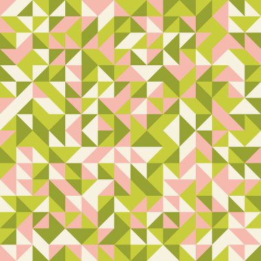 Renkli fayans, kusursuz rastgele dokuma mozaik deseni, bağlantı sanatı arkaplan tasarımı illüstrasyonu, soyut geometrik desenli üretken hesaplama sanatsal illüstrasyonu