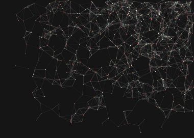 Soyut düşük çokgen ağ renk vektörü çizimi