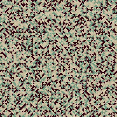 Renkli fayans, kusursuz rastgele dokuma mozaik deseni, bağlantı sanatı arkaplan tasarımı illüstrasyonu, soyut geometrik desenli üretken hesaplama sanatsal illüstrasyonu