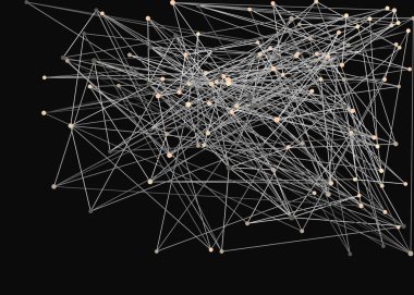 Soyut düşük çokgen ağ arkaplan çizimi