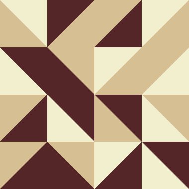 Renkli fayans, kusursuz rastgele dokuma mozaik deseni, bağlantı sanatı arkaplan tasarımı illüstrasyonu, soyut geometrik desenli üretken hesaplama sanatsal illüstrasyonu