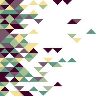 Rastgele renklendirilmiş elmaslar, üretken hesaplama sanatı çizimi