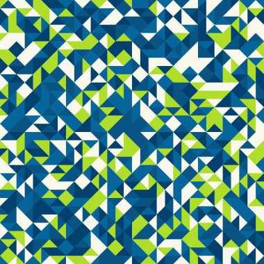 Renkli fayans, kusursuz rastgele dokuma mozaik deseni, bağlantı sanatı arkaplan tasarımı illüstrasyonu, soyut geometrik desenli üretken hesaplama sanatsal illüstrasyonu