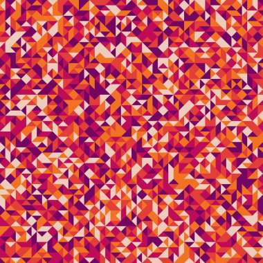 Renkli fayans, kusursuz rastgele dokuma mozaik deseni, bağlantı sanatı arkaplan tasarımı illüstrasyonu, soyut geometrik desenli üretken hesaplama sanatsal illüstrasyonu