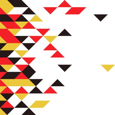 Rastgele renklendirilmiş elmaslarla desen, üretken hesaplama sanatı çizimi