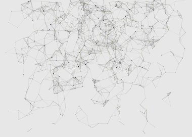 Soyut düşük çokgen ağ renk vektörü çizimi