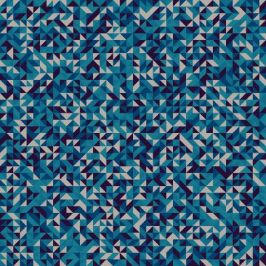 Rastgele renklendirilmiş elmaslarla desen, üretken hesaplama sanatı çizimi