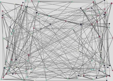 Soyut düşük çokgen ağ arkaplan çizimi