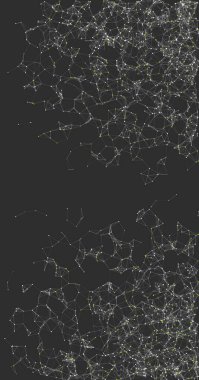 Soyut düşük çokgen ağ renk vektörü çizimi