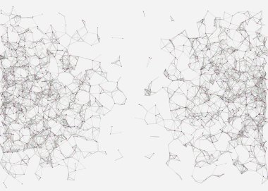 Soyut düşük çokgen ağ renk vektörü çizimi