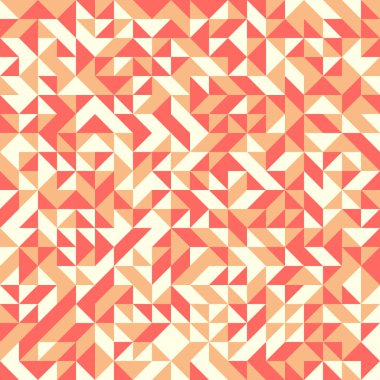 Renkli fayans, kusursuz rastgele dokuma mozaik deseni, bağlantı sanatı arkaplan tasarımı illüstrasyonu, soyut geometrik desenli üretken hesaplama sanatsal illüstrasyonu