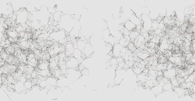 Soyut düşük çokgen ağ renk vektörü çizimi