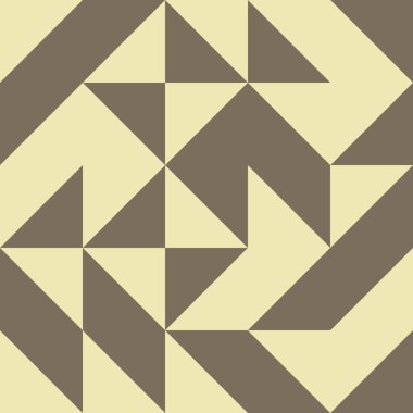 Renkli fayans, kusursuz rastgele dokuma mozaik deseni, bağlantı sanatı arkaplan tasarımı illüstrasyonu, soyut geometrik desenli üretken hesaplama sanatsal illüstrasyonu