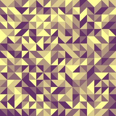 Rastgele renklendirilmiş elmaslarla desen, üretken hesaplama sanatı çizimi