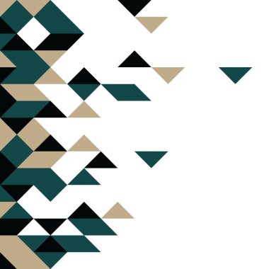 Rastgele renklendirilmiş elmaslarla desen, üretken hesaplama sanatı çizimi