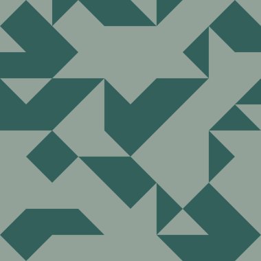 Soyut Geometrik Desen, üretken hesaplama sanatı, vektör illüstrasyonu 