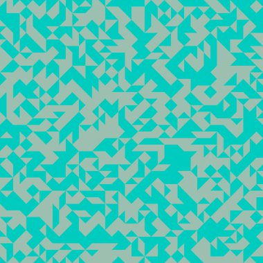 Renkli fayans, kusursuz rastgele dokuma mozaik deseni, bağlantı sanatı arkaplan tasarımı illüstrasyonu, soyut geometrik desenli üretken hesaplama sanatsal illüstrasyonu