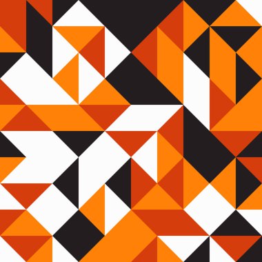 Renkli fayans, kusursuz rastgele dokuma mozaik deseni, bağlantı sanatı arkaplan tasarımı illüstrasyonu, soyut geometrik desenli üretken hesaplama sanatsal illüstrasyonu