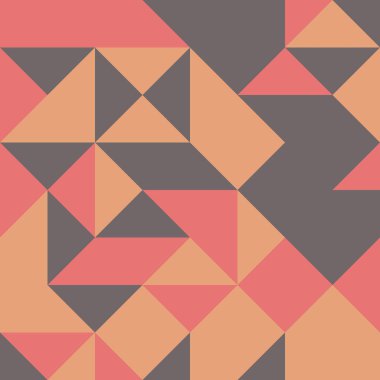 Soyut Geometrik Desen, üretken hesaplama sanatı, vektör illüstrasyonu 