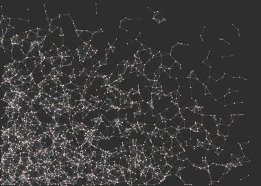 Soyut düşük çokgen ağ renk vektörü çizimi