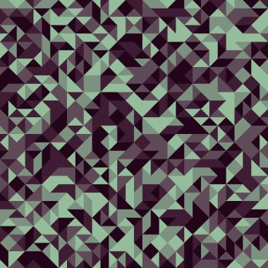 Renkli fayans, kusursuz rastgele dokuma mozaik deseni, bağlantı sanatı arkaplan tasarımı illüstrasyonu, soyut geometrik desenli üretken hesaplama sanatsal illüstrasyonu