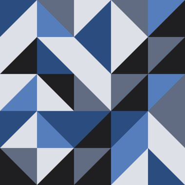 Soyut Geometrik Desen, üretken hesaplama sanatı, vektör illüstrasyonu 