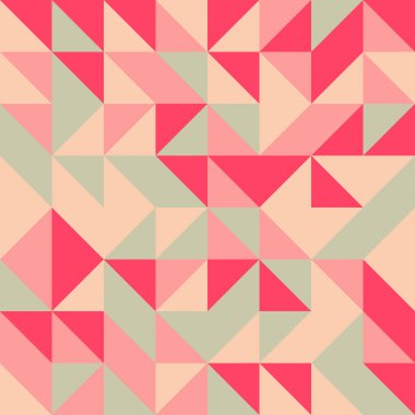 Renkli fayans, kusursuz rastgele dokuma mozaik deseni, bağlantı sanatı arkaplan tasarımı illüstrasyonu, soyut geometrik desenli üretken hesaplama sanatsal illüstrasyonu