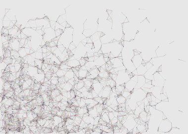 Soyut düşük çokgen ağ renk vektörü çizimi