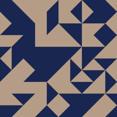 Soyut Geometrik Desen, üretken hesaplama sanatı, vektör illüstrasyonu 