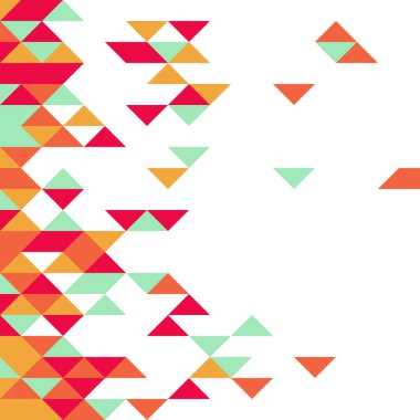 Rastgele renklendirilmiş elmaslar, üretken hesaplama sanatı çizimi