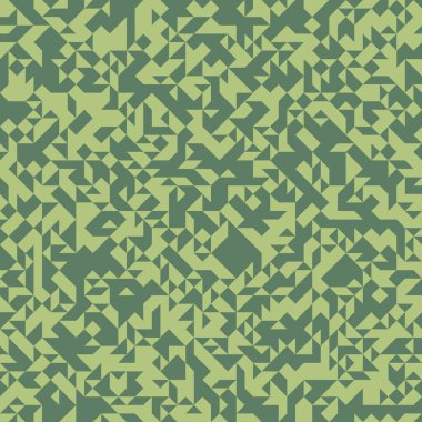 Rastgele renklendirilmiş elmaslarla desen, üretken hesaplama sanatı çizimi