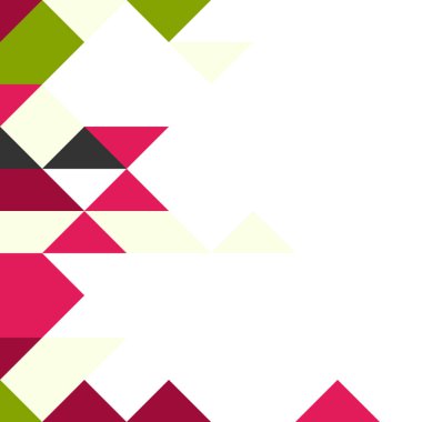 Rastgele renklendirilmiş elmaslarla desen, üretken hesaplama sanatı çizimi