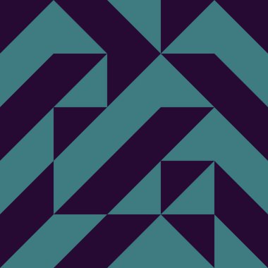 Soyut Geometrik Desen, üretken hesaplama sanatı, vektör illüstrasyonu 