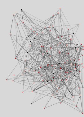Soyut düşük çokgen ağ arkaplan çizimi