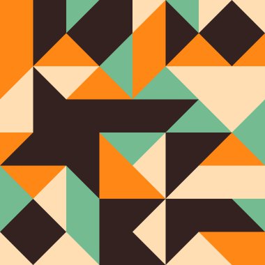 soyut geometrik model vektör çizimi