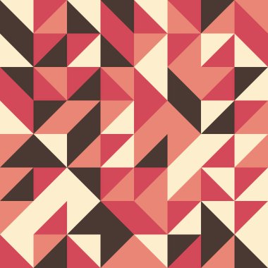 Renkli fayans, kusursuz rastgele dokuma mozaik deseni, bağlantı sanatı arkaplan tasarımı illüstrasyonu, soyut geometrik desenli üretken hesaplama sanatsal illüstrasyonu