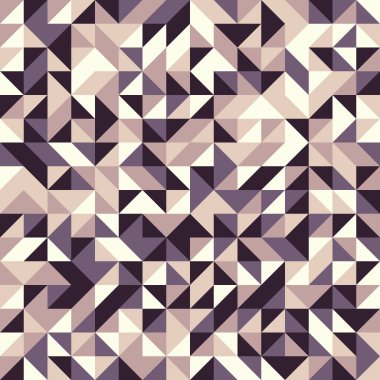 Renkli fayans, kusursuz rastgele dokuma mozaik deseni, bağlantı sanatı arkaplan tasarımı illüstrasyonu, soyut geometrik desenli üretken hesaplama sanatsal illüstrasyonu