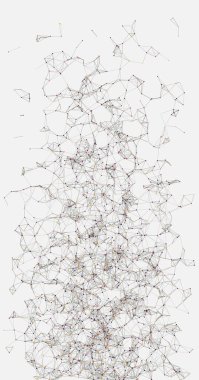 Soyut düşük çokgen ağ renk vektörü çizimi