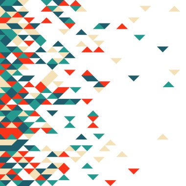 Rastgele renklendirilmiş elmaslar, üretken hesaplama sanatı çizimi