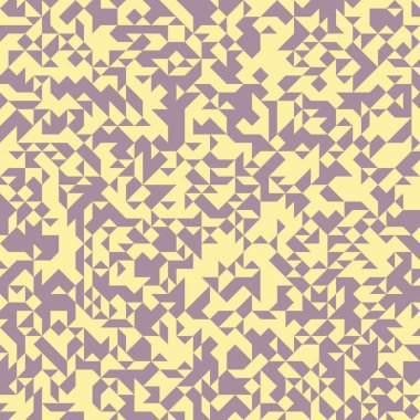 Renkli fayans, kusursuz rastgele dokuma mozaik deseni, bağlantı sanatı arkaplan tasarımı illüstrasyonu, soyut geometrik desenli üretken hesaplama sanatsal illüstrasyonu