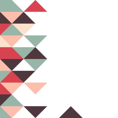 Rastgele renklendirilmiş elmaslarla desen, üretken hesaplama sanatı çizimi