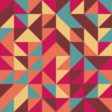 Rastgele renklendirilmiş elmaslar, üretken hesaplama sanatı çizimi