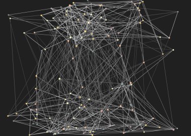 Soyut düşük çokgen ağ renk vektörü çizimi