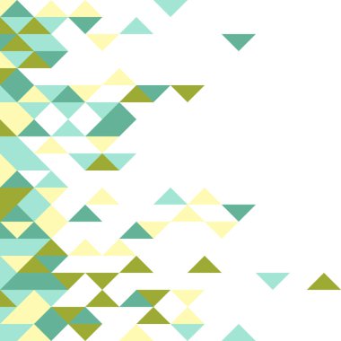 Rastgele renklendirilmiş elmaslarla desen, üretken hesaplama sanatı çizimi