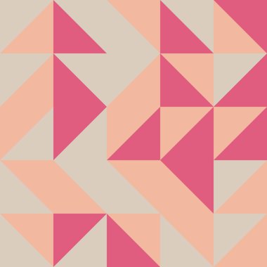 Renkli fayans, kusursuz rastgele dokuma mozaik deseni, bağlantı sanatı arkaplan tasarımı illüstrasyonu, soyut geometrik desenli üretken hesaplama sanatsal illüstrasyonu