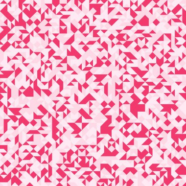 Renkli fayans, kusursuz rastgele dokuma mozaik deseni, bağlantı sanatı arkaplan tasarımı illüstrasyonu, soyut geometrik desenli üretken hesaplama sanatsal illüstrasyonu