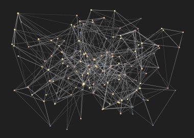 Soyut düşük çokgen ağ renk vektörü çizimi
