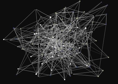 Soyut düşük çokgen ağ arkaplan çizimi